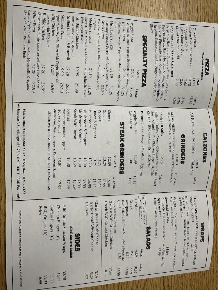GH Pizza Menu image 3